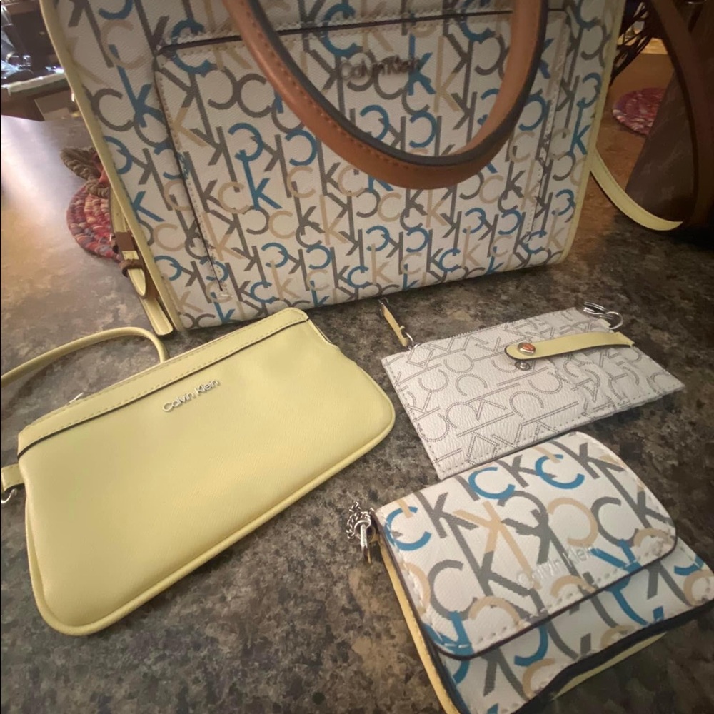 Calvin Klein Purse Set